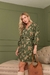 Conjunto Bata e Saia de Viscose Estampado - Miss Mary