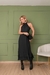 Vestido Midi Crepe Cavado Babados - loja online