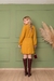 Vestido Crepe Manga Longa Costas Aberta - Miss Mary