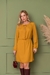 Vestido Crepe Manga Longa Costas Aberta - comprar online