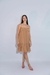 Vestido Crepe Decote Renda - loja online