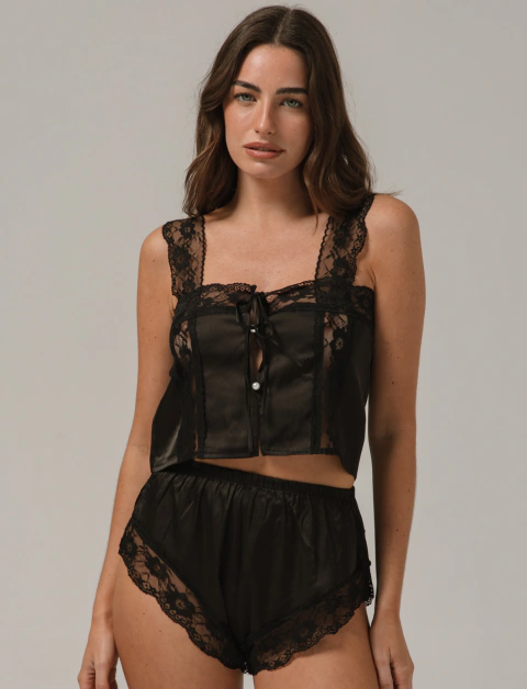 Pijama Honey Moon Negro
