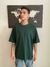 Remera Oversize Verde Oscuro - comprar online