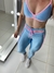 Conjunto legging poliamida aveludada com leve brilho - comprar online