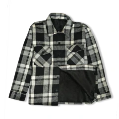 CAMISACO C/PIEL BLACK & WHITE - comprar online