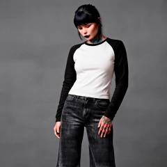 REMERA RANGLAN M/L MORLEY NG