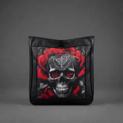 BOLSO SKULL QUEEN FLOWERS