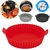 Kit 6 Capas Protetoras de AirFryer de Silicone Redonda Air Fryer! - tudoemumclic