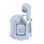 Fone de ouvios Hi Fi Bluetooth, Ar TWS Transparente, V5 - tudoemumclic
