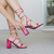 Sandalia Fucsia