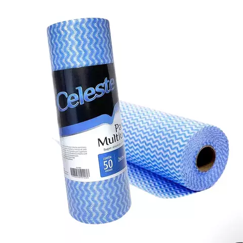 Pano Multiuso Azul Celeste 26x25m C/50un