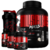 Kit Suplemento Hipercalórico Muscle Mass / Bcaa 3:1:1 / Creatina / Glutamina / Shaker - Espartanos