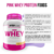 Kit Whey Protein Pink Whey 2kg / Pink BCAA com Colágeno 250g / Coqueteleira - BRN Foods - Bisão Negro