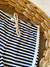 Conjunto Vintage Listrado - Azul Marinho - Jardim Kids