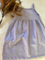 Vestido Alcinha em Cotton - Lilás - Jardim Kids