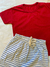 Bermuda Saruel Listrada - em Cotton - comprar online