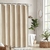 Cortina de Baño Antihongos PVC Beige - comprar online