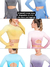 Crop Top Manga Larga