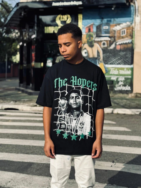 CAMISETA OVERSIZED REIMARIO - BLACK
