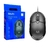 Mouse Com Fio Classic Conexão USB 1200dpi Cabo de 120cm 3 Botões Preto - MO300 - Fassio