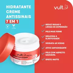 Creme Facial Hidratante Antissinais 7 em 1 - Vult na internet