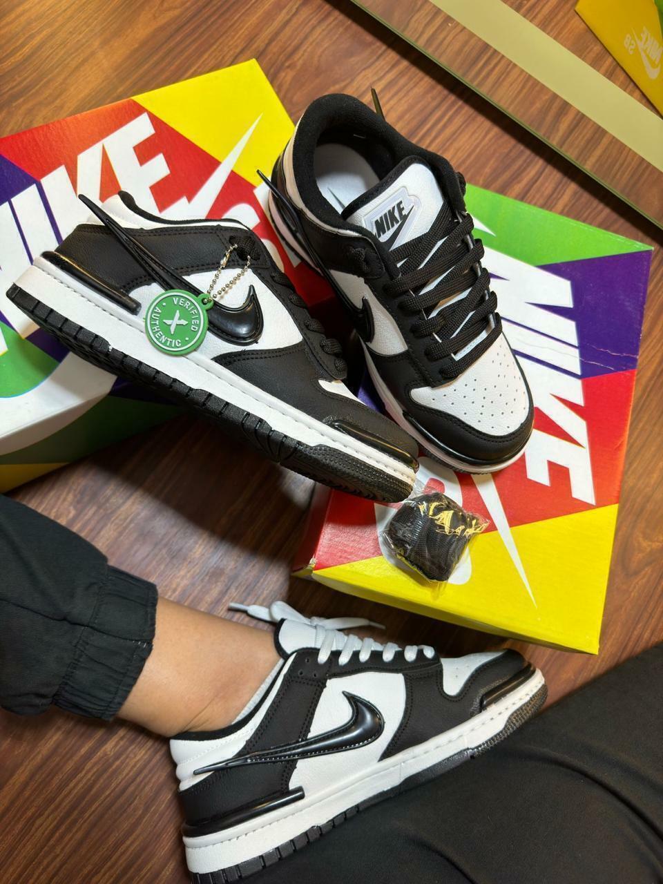 DUNK LOW TWIST - Tênis Preto e Branco Exclusivo DUNK LOW TWIST - Tênis Preto e Branco Exclusivo