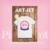 PAPEL TRANSFER TELA CLARA A4 78 MICRONES X 10 HOJAS ART JET
