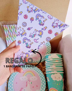 Kit fiesta Unicornios - comprar online