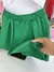 conjunto MOMI regata off shorts verde escuro - Bia Mundo Kids
