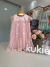 vestido kukie em cetim e tule
