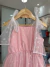 vestido KUKIE em tule com corações rosa - comprar online
