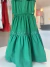 Vestido Animê com laço nas alças verde na internet