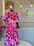 vestido anime com abertura lateral coracoes