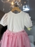 Conjunto Momi com saia em tule e borboletas bordadas - loja online