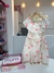 vestido tricoline flores neon momi - comprar online