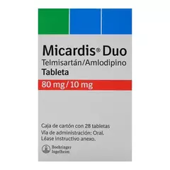 Micardis 80/10 Mg Dúo 28 Tabletas