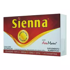 Sienna Colágeno Suplemento Alimenticio 30 cápsulas.