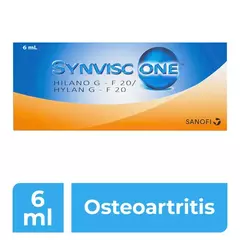 Synvisc One 8 mg/ml Jeringa con 6 ml