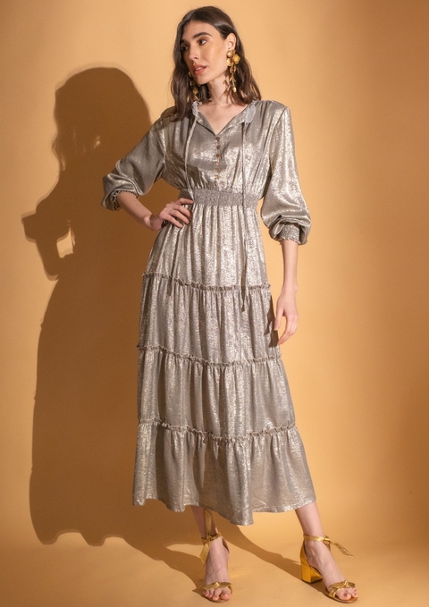 Vestido Metalizado - comprar online