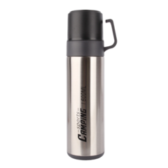 Termo con Doble Vaso Acero Inoxidable 600ml - Comprafacil