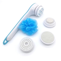 Cepillo electrico para baño con accesorios exfoliante - Comprafacil