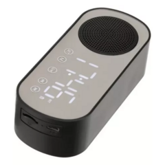 Reloj Despertador Y Parlante Bluetooth Alarma Micro Sd Radio - Comprafacil