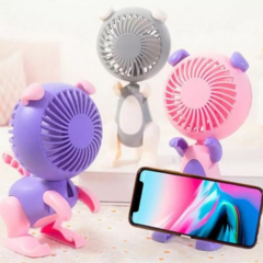 Ventilador de Escritorio Porta Celular Articulable - tienda online