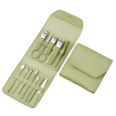 Estuche de Manicura Cuerina 12 Piezas - Comprafacil