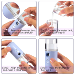 Rociado Vaporizador facial recargable por USB Humidificador - comprar online