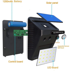 Reflector Led Solar con Sensor de Movimiento - Comprafacil