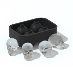 Cubetera Calavera Hielos Con Forma de Calavera Huesos - Silicona - tienda online