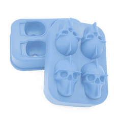 Cubetera Calavera Hielos Con Forma de Calavera Huesos - Silicona - comprar online