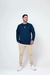 MOLETOM RAGLAN - ELE NOS AMOU PRIMEIRO - AZUL MARINHO na internet