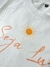 Imagem do T-SHIRT FEMININA - SEJA LUZ - COR MARFIM